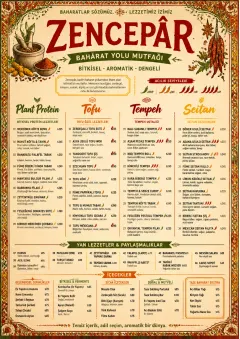 Spice Market Bold menu template preview