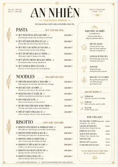 Fine Regional menu template preview