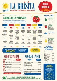 Kids Playful menu template preview