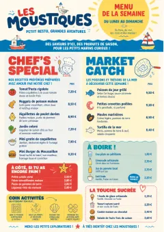 Kids Playful menu template preview