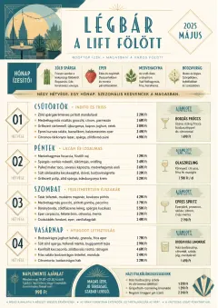 Monthly Seasonal menu template preview