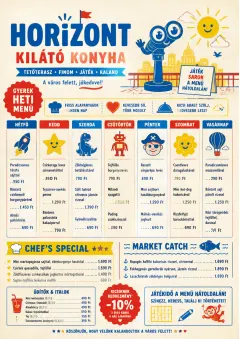 Kids Playful menu template preview
