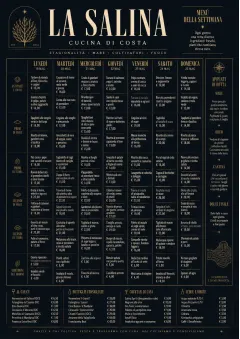 Weekly Grid menu template preview