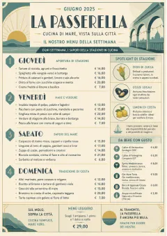 Monthly Seasonal menu template preview