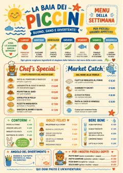 Kids Playful menu template preview