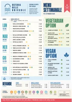School Canteen menu template preview