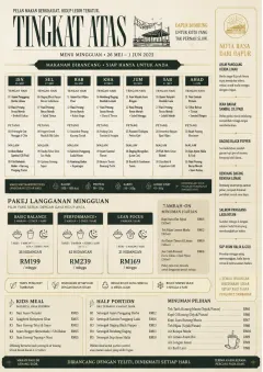 Meal Prep Box menu template preview