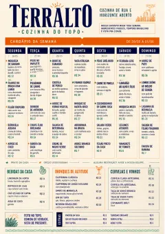 Weekly Grid menu template preview