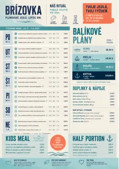 Meal Prep Box menu template preview