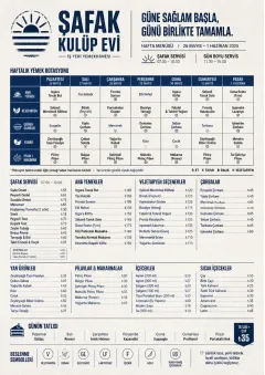 Corporate Canteen menu template preview