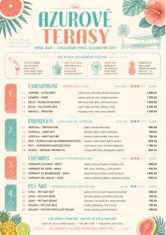 Tropical Refresh menu template preview
