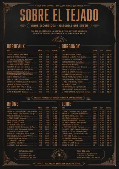 Speakeasy Spirits menu template preview