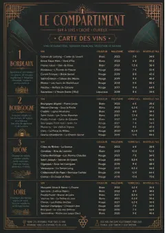 Speakeasy Spirits menu template preview