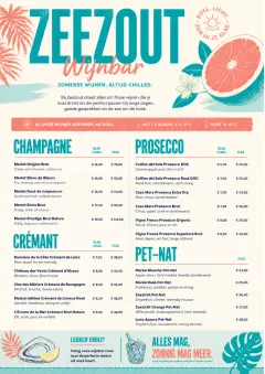 Tropical Refresh menu template preview