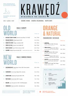 Modern Minimal Pour menu template preview
