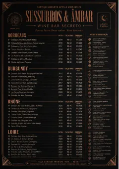 Speakeasy Spirits menu template preview