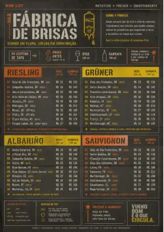 Industrial Craft menu template preview