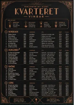 Speakeasy Spirits menu template preview