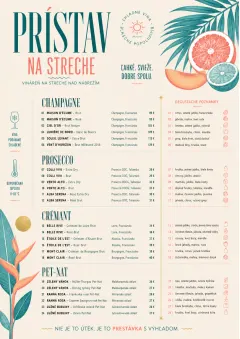 Tropical Refresh menu template preview