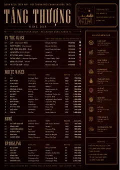 Editorial Cellar menu template preview